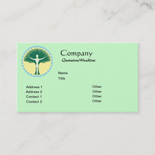 Customizable One With Design Business Card Templates
