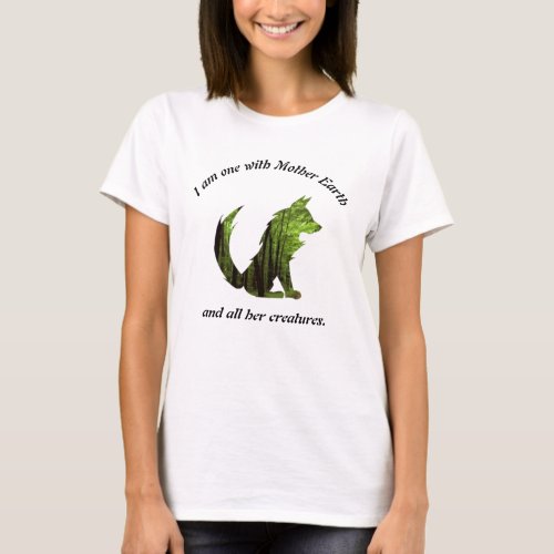 One With Mother Earth T_Shirt