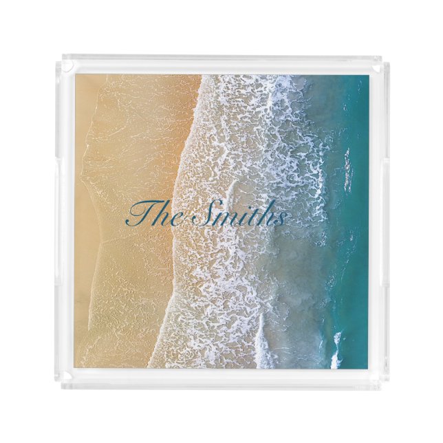 One with the Beach Acrylic Tray (Front)