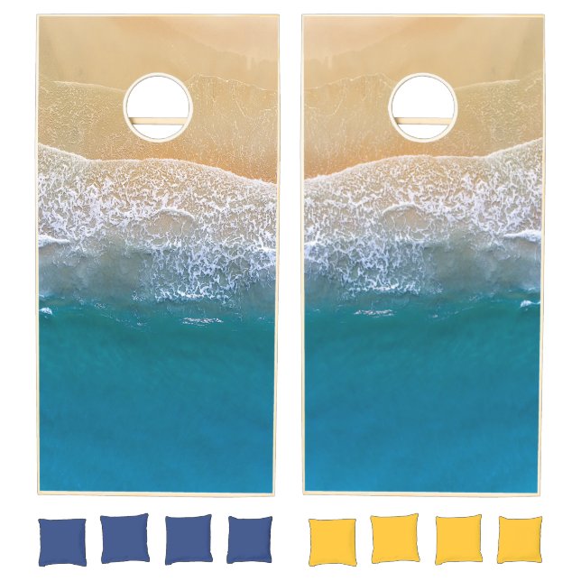 One with the Beach Cornhole Set (Set)