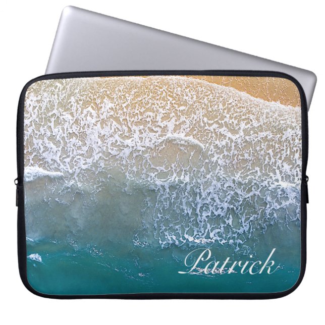 One with the Beach Laptop Sleeve (Front)