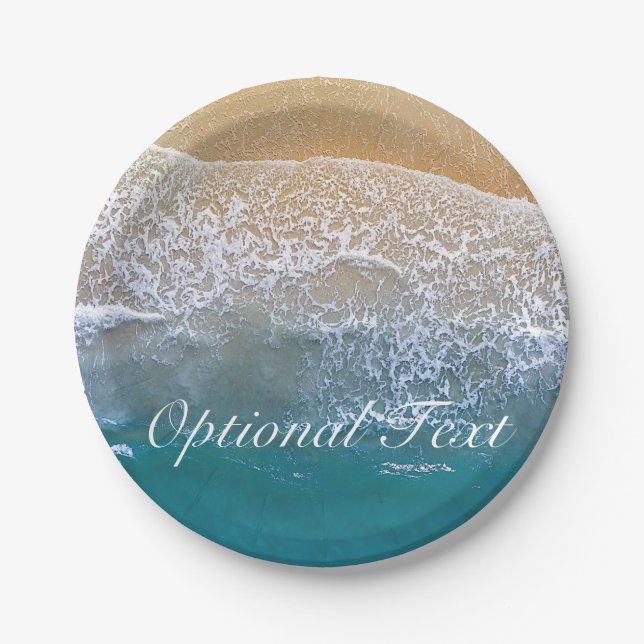 One with the Beach Paper Plates (Front)