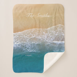 One with the Beach Sherpa Blanket