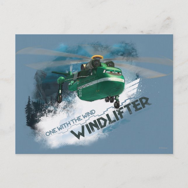 One With The Wind Graphic Postcard (Front)