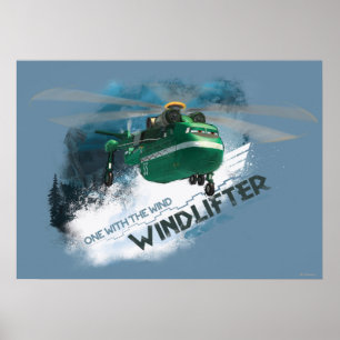 One With The Wind Graphic Poster