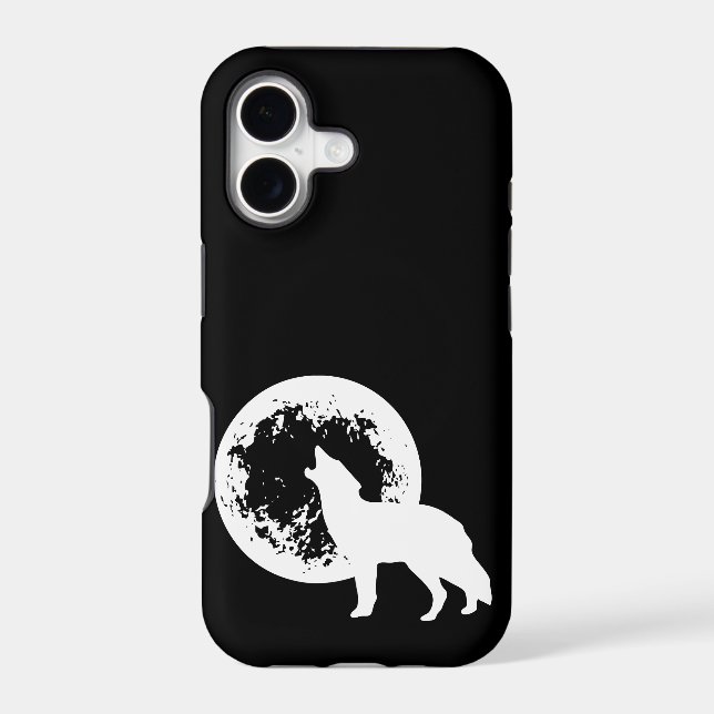 One Wolf Moon Iphone Case (Back)