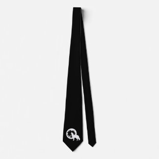 One Wolf Moon Neck Tie