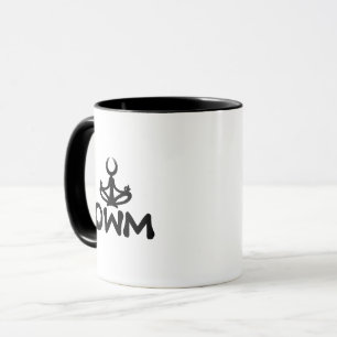 One Word Mantra Meditation Mug
