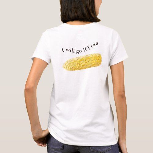 One word of corn illustration T_Shirt