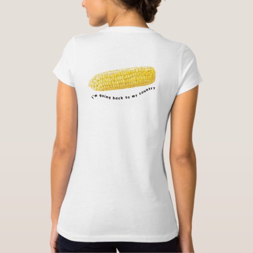 One word of corn illustration T_Shirt