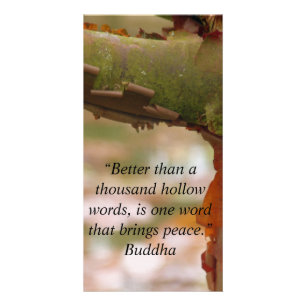 One Word That Brings Peace Card