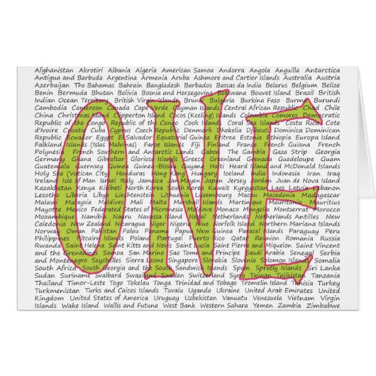 ONE WORLD CARDS (Front Horizontal)