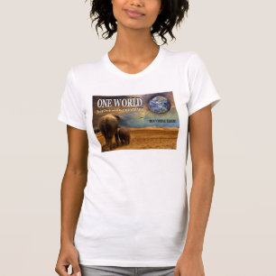One World Destroyed by Chemtrails. T-Shirt