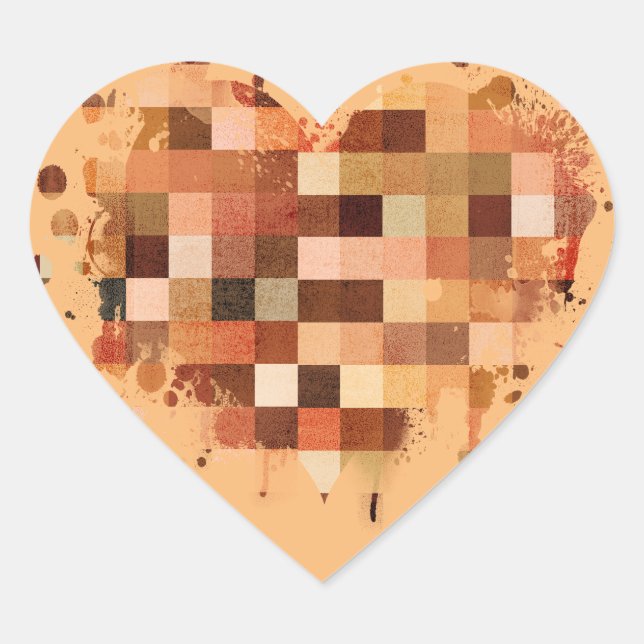 One World Heart stickers (Front)