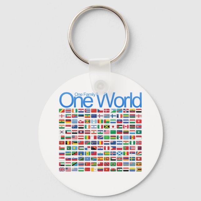 One World Keychain (Front)