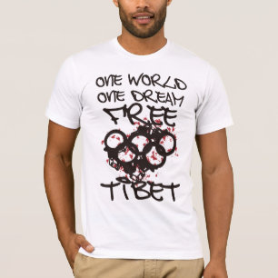 ONE WORLD ONE DREAM FREE TIBET T-Shirt