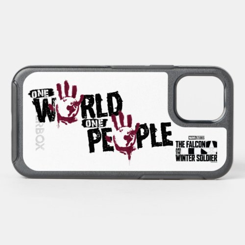 One World One People Painted Stencil Graphic OtterBox Symmetry iPhone 12 Case