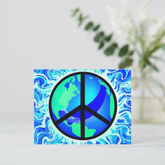 One World Peace Sign (Standing Front)