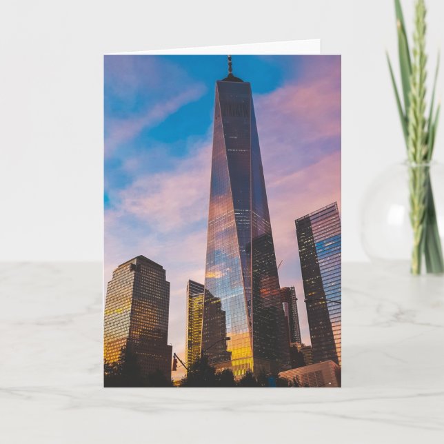 One World Tower Landmark 1 World Trade Centre  Pla Card (Front)