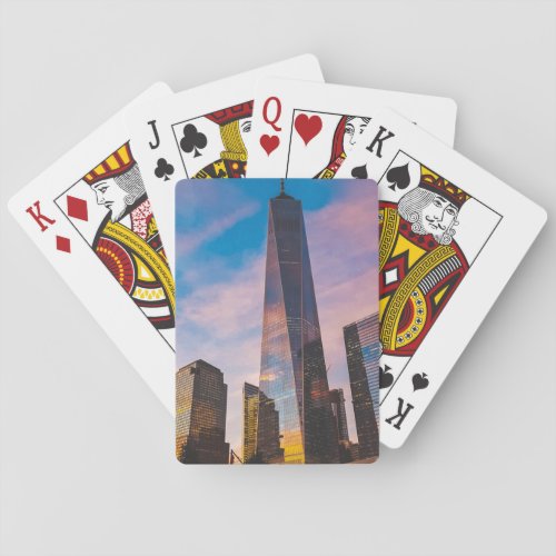 One World Tower Landmark 1 World Trade Centre  Poker Cards