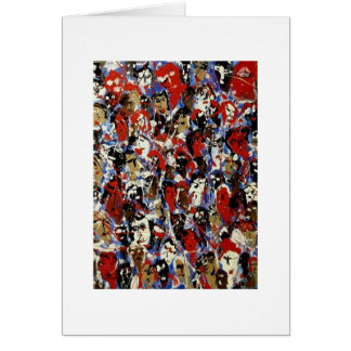 "One World Vibration"-Blank Card-Global Unity Cards