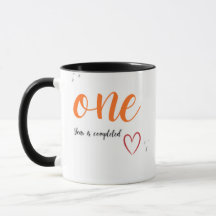 One Year Completed Mug | 1st Anniversary CoffeeMug