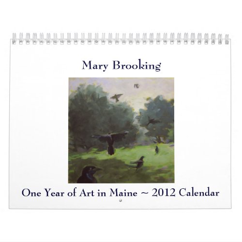 One Year of Art in Maine Calendar