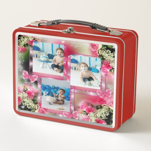 One Year of Fun Personalized Photo Lunchbox for B