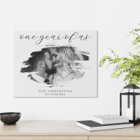 One Year of Us First Wedding Anniversary