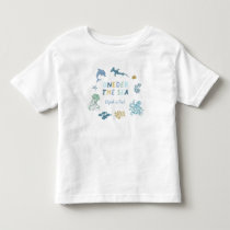 Oneder The Sea 1st Birthday Boy Toddler T-shirt