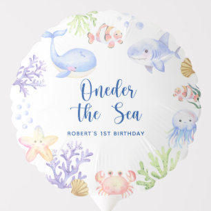 Oneder The Sea 1st Birthday Under The Sea Balloon
