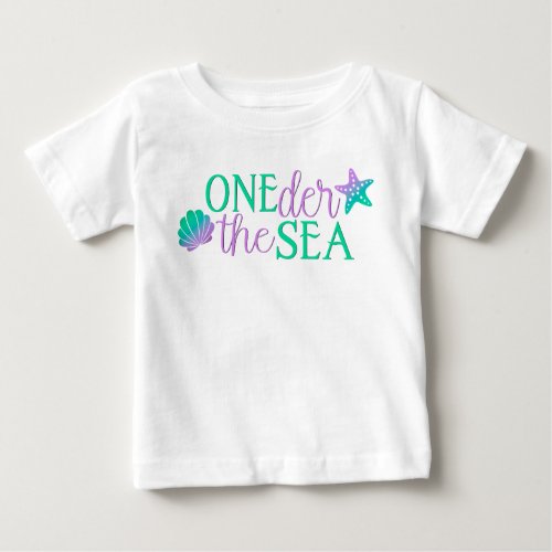 Oneder The Sea Birthday  Baby T_Shirt