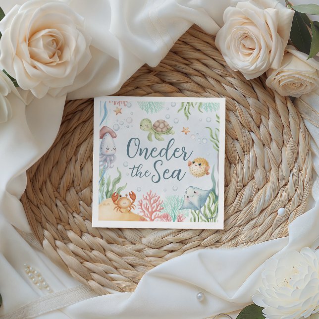 Oneder the Sea Birthday Napkins (Creator Uploaded)