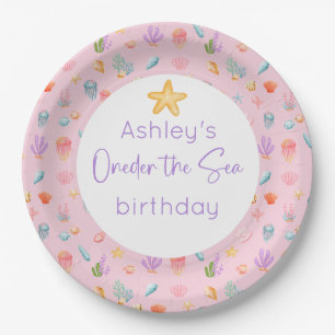 Oneder The Sea Birthday Party Paper Plates
