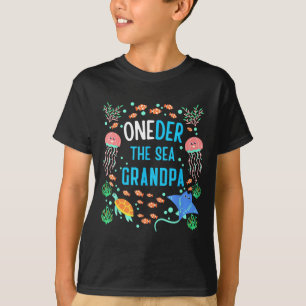 Oneder The Sea Grandpa 1st Birthday Matching T-Shirt