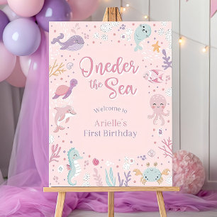 Oneder the Sea Party Decorations Editable Under Foam Board