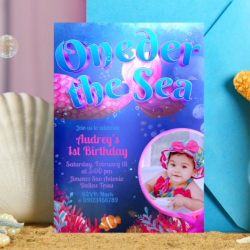 Oneder the Sea with Photo Invitation