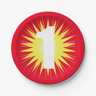 Onederful 1st Birthday Party Paper Plates