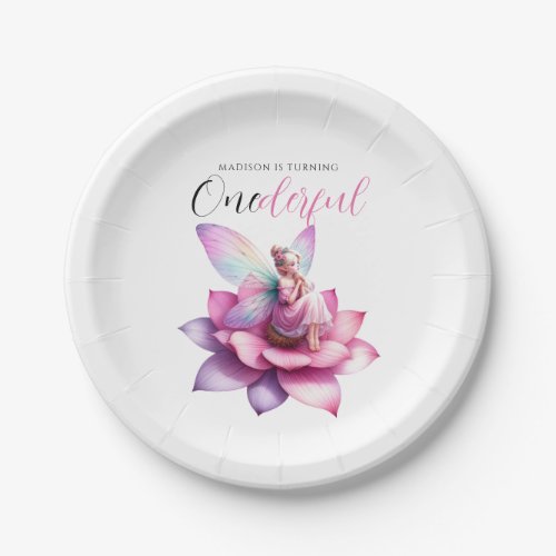 Onederful 1st Birthday Party Paper Plates
