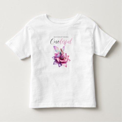 Onederful 1st Birthday Party Toddler T_shirt