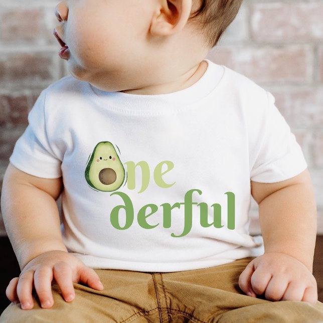 Onederful Avocado 1st Birthday Baby T-Shirt (Onederful Avocado 1st Birthday Baby T-Shirt)