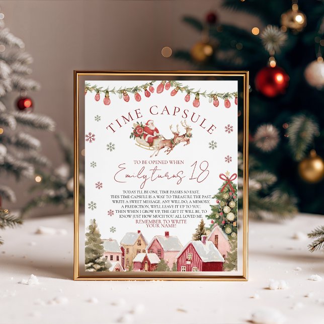 ONEderful Christmas Time Capsule Sign (Creator Uploaded)