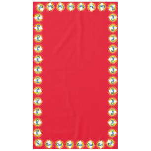 Onederful Cute Colorful 1st Birthday Party Theme Tablecloth
