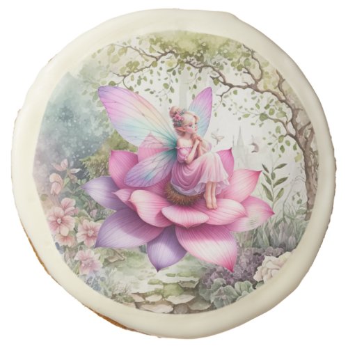 Onederful Fairy Enchanted Forest Birthday Sticker Sugar Cookie