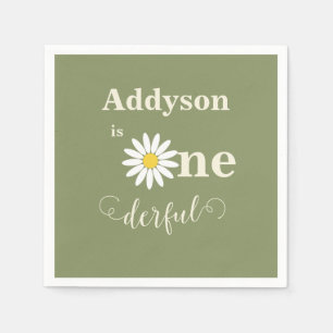 Onederful First Birthday Napkins