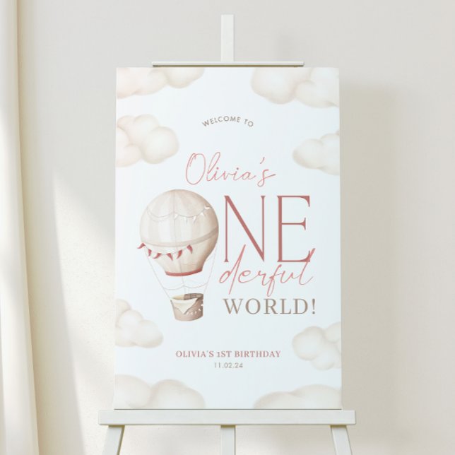ONEderful World Foam Board Welcome Sign (Creator Uploaded)