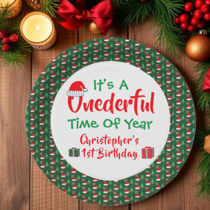 Onederful Year 1st Birthday Paper Plates