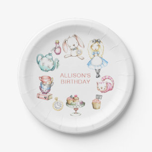 Onederland First Birthday Party Paper Plates