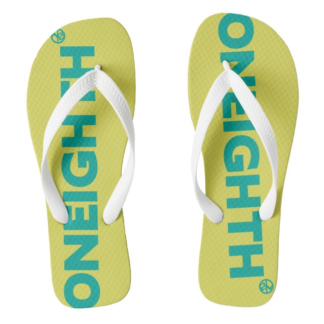 ONEIGHTH logo original Flip Flops (Footbed)