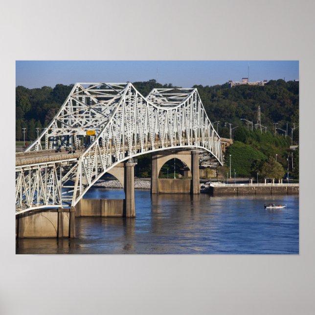O'Neil Bridge on Tennessee River, Florence, Poster (Front)